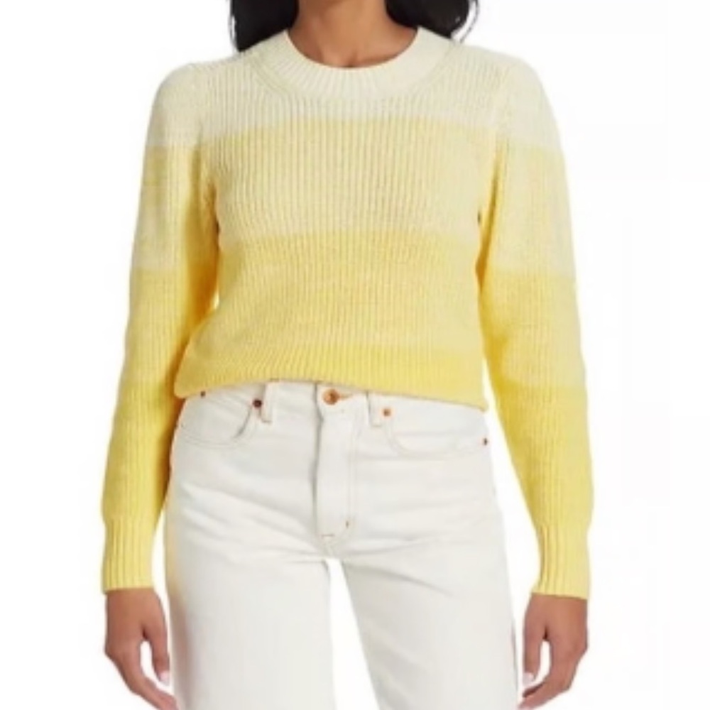 NWT Design History Color Block Sweater in Sunshine Combo‎